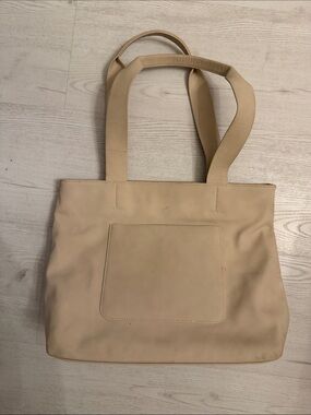 Universal Thread Beige Soft Tote with Front Pocket